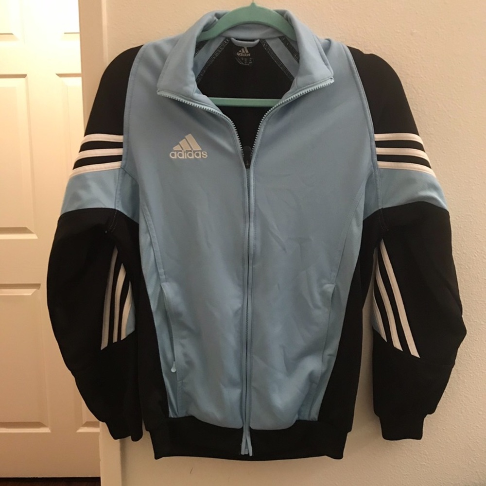 Adidas athletic jacket and sweat pants